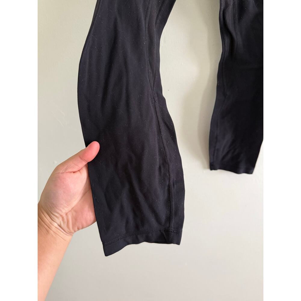 Lululemon | Black High Waist Align Leggings Cropped 23” Activewear Workout - Picture 5 of 11